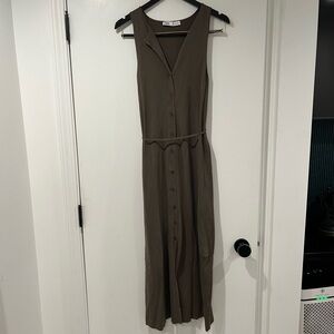 Zara Button Down Knit Dress